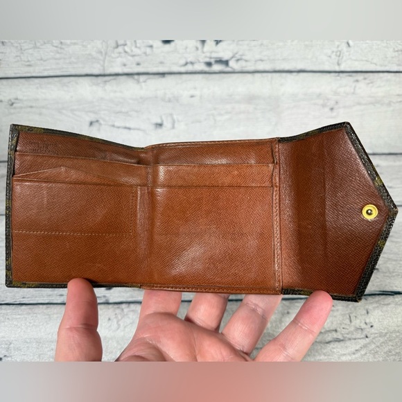 Louis Vuitton Portefeiulle Elise Trifold Wallet Monogram Canvas Leather - Picture 10 of 14